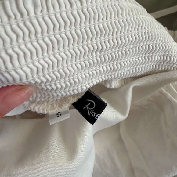 White Summer Babydoll Dress - Picture 4 of 5